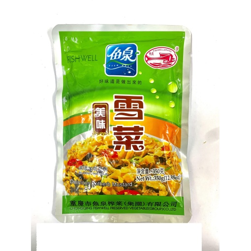 FISH WELL HOT FLAVOUR POTHERB MUSTARD 350G