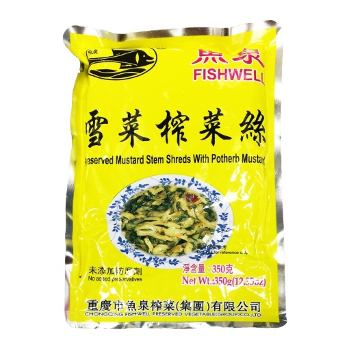 FISH WELL PRESERVED MUSTARD STEM W POTHERB 350G