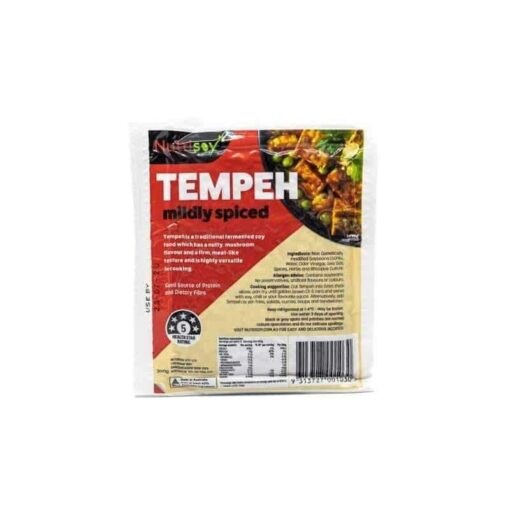 Nutrisoy Mildly Spiced Tempeh 300G