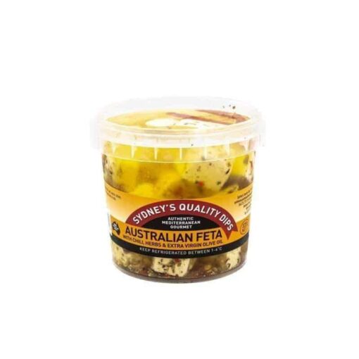 Sqd Australian Fetta W/Chilli And Herbs 335G Net