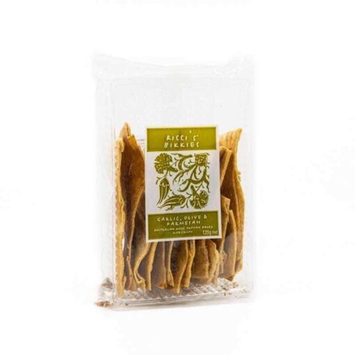 Riccis Bikkies Garlic Olive & Parmesan 120G