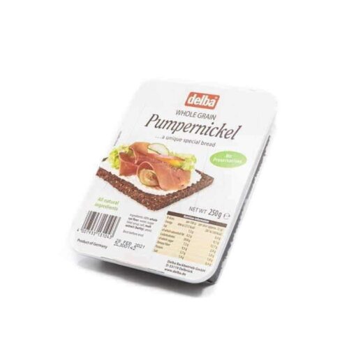 Delba Wholemeal Pumpernickel 250Gr