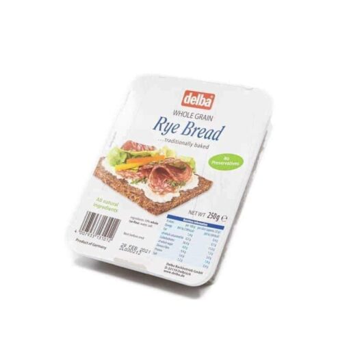 Delba Rye Bread 250Gr