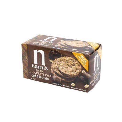 Nairn'S Dark Choc Chips Oat Biscuits 200Gr