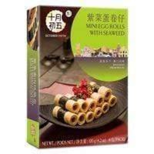 OCTOBER FIFTH MINI EGG ROLLS WITH SEAWEED 60G