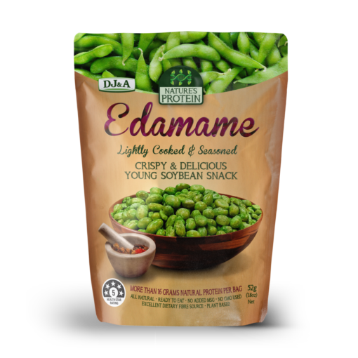 DJ&A NATURE'S PROTEIN EDAMAMME CRISPS 52G