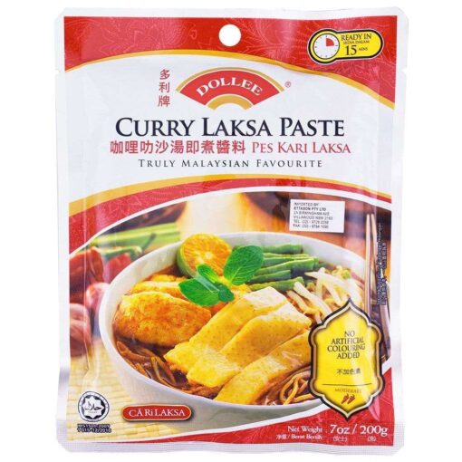 DOLLEE CURRY LAKSA PASTE 200G
