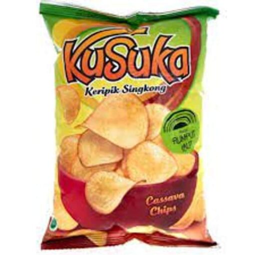 KUSUKA CASSAVA CHIPS SEAWEED 180G