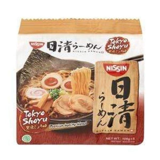 Nissin Ramen Tokyo Shoyu Noodles 5 Pack