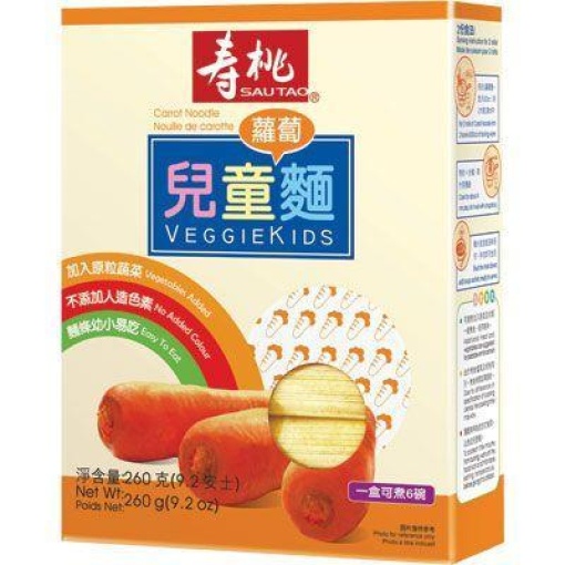 SAU TAO VEGGIE KIDS CARROT NOODLE 260G