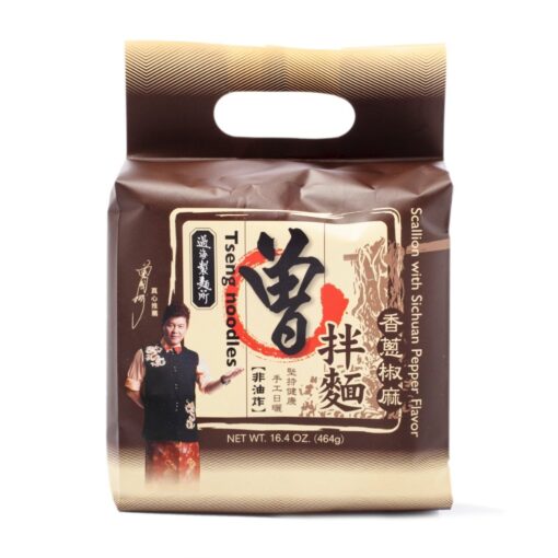 TSENG NOODLES SCALLION WITH SICHUAN PEPPER 4PK