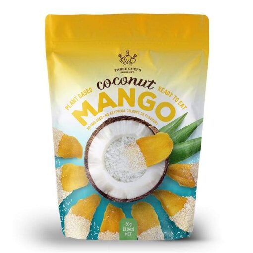 tcg0011 threechefscoconutmango80g