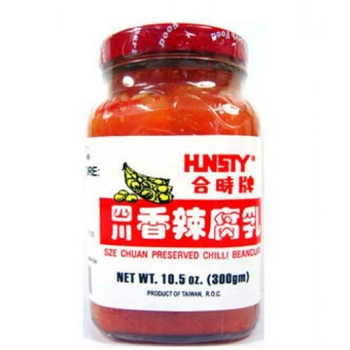 HUNSTY SZE CHUAN PRESERVED BEANCURD 300G