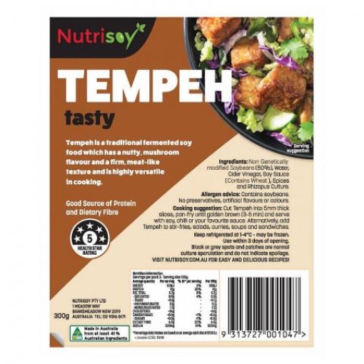 NUTRISOY TEMPEH TASTY 300G