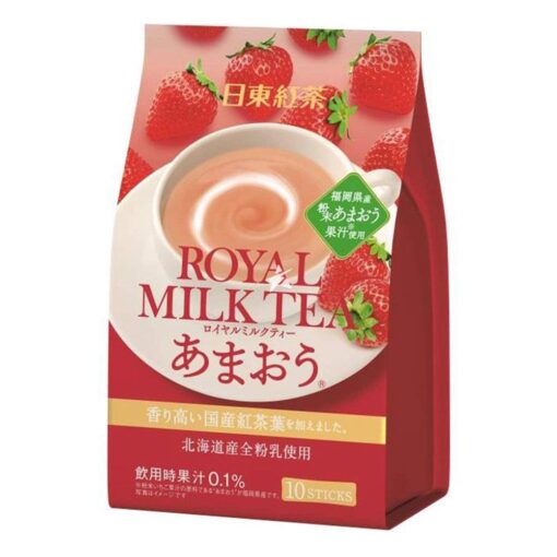 NITTOH ROYAL MILK TEA STRAWBERY FLAVOUR 140G