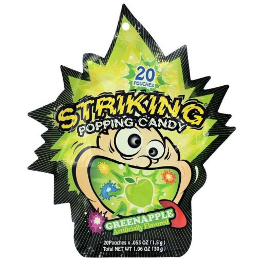 YUHIN GREEN APPLE POPPING CANDY 30G