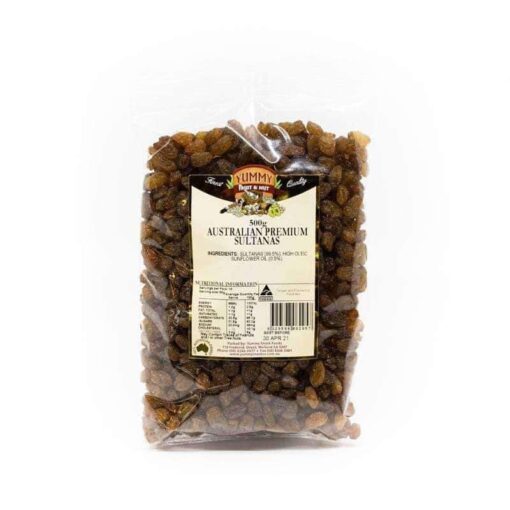 yummyaustralianpremiumsultanas500g 79de9842 8dcf 4e26 a89d 4f1ccdabcb43